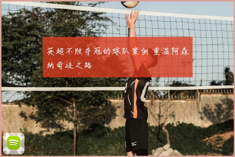 英超不败夺冠的球队案例 重温阿森纳奇迹之路